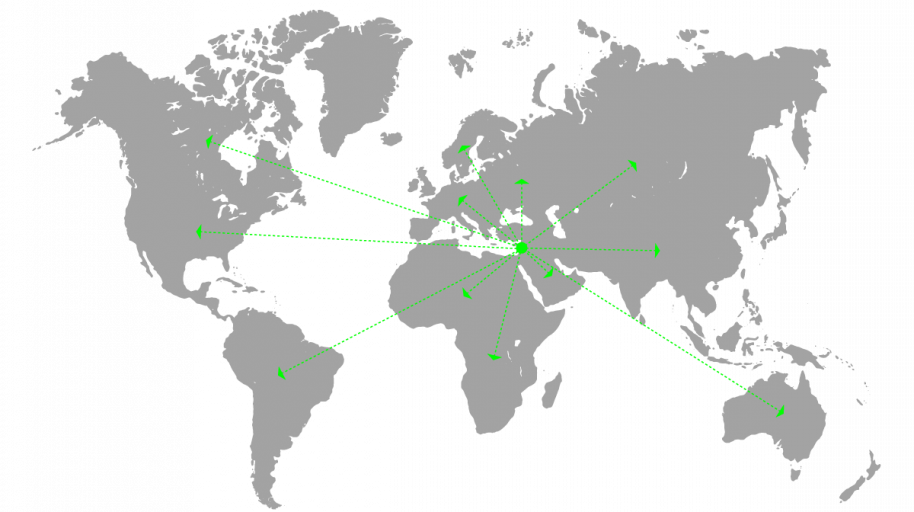 We ship worlwide